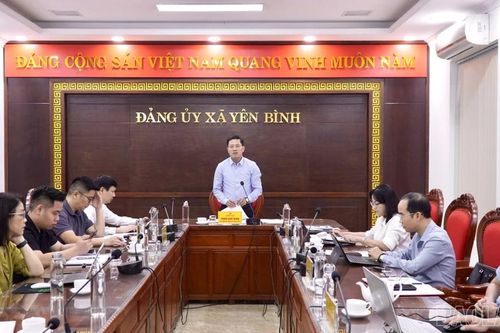 Khảo sát thực tế triển khai mô hình 'Người bản số' tại xã Yên Bình