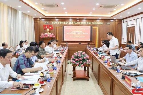 Đoàn kiểm tra, giám sát số 29 của Bộ Chính trị, Ban Bí thư làm việc với Ban Tổ chức Tỉnh ủy
