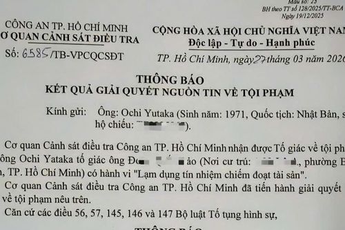 Công an TP. Hồ Chí Minh khởi tố vụ án 'Lạm dụng tín nhiệm chiếm đoạt tài sản'