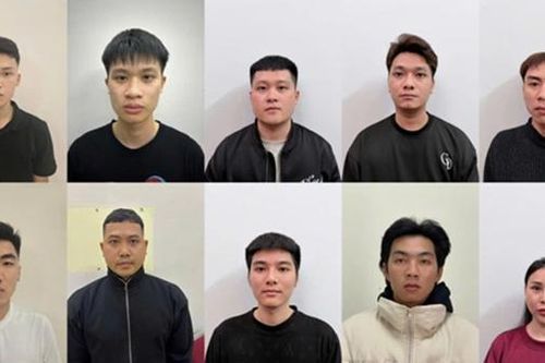 Lừa đảo bằng hình thức đánh bạc trực tuyến, 10 đối tượng bị khởi tố