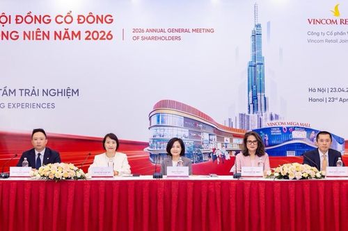 ĐHĐCĐ Vincom Retail (VRE) 2026: Kế hoạch lãi 5.375 tỷ đồng, chốt chia cổ tức tiền mặt tỷ lệ 10%