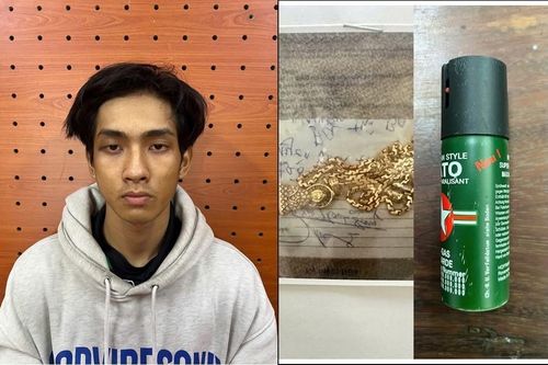 Bắt thanh niên dùng xịt hơi cay để giật dây chuyền vàng của chủ tiệm tạp hóa