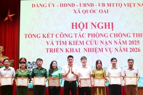Quốc Oai chủ động 'từ sớm, từ xa' trong phòng, chống thiên tai