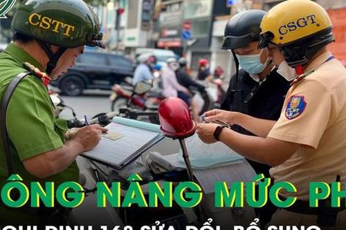 Nghị định 168 sửa đổi, bổ sung: Không nâng mức phạt, mức trừ điểm GPLX