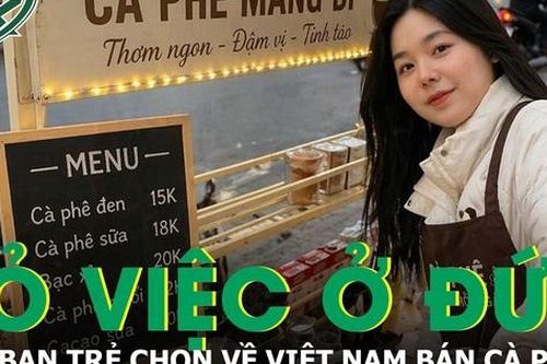 Bỏ công việc ở Đức, đôi bạn trẻ chọn bán cà phê dạo để được sống theo đam mê
