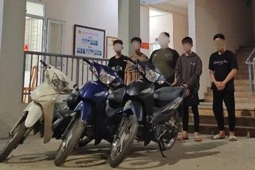 Nhóm choai choai gây ra hàng loạt vụ trộm cắp xe máy
