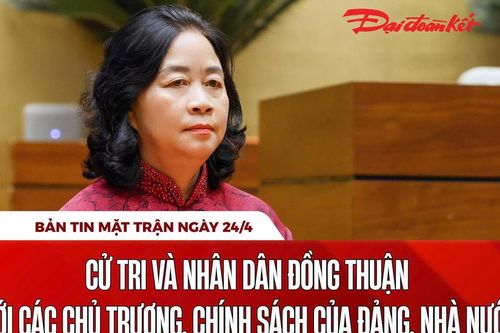 Bản tin Mặt trận sáng 24/4