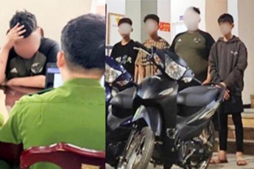 Truy xét làm rõ ổ nhóm 6 đối tượng 'nhí' gây ra hàng loạt vụ trộm cắp xe máy ở Hà Nội