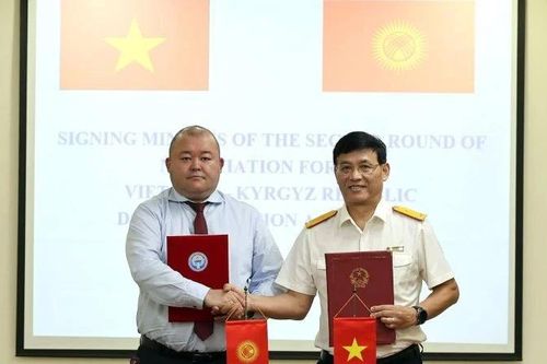 Việt Nam-Kyrgyzstan ký kết Biên bản đàm phán vòng 2 Hiệp định tránh đánh thuế hai lần
