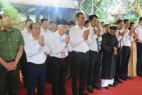Thanh Hóa: Tưởng niệm ngày mất Hoàng đế Lê Đại Hành, khơi dòng tâm lý hướng cội