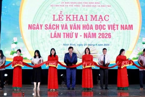 Sôi nổi Ngày sách và văn hóa đọc Việt Nam lần thứ 5 năm 2026 tại Ninh Bình