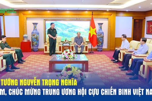 Đại tướng Nguyễn Trọng Nghĩa thăm, chúc mừng Trung ương Hội Cựu chiến binh Việt Nam