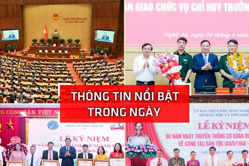 Nghệ An: Thông tin nổi bật ngày 24/4