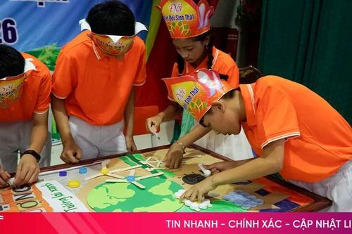 Sôi nổi hội thi sử dụng năng lượng tiết kiệm trong trường học