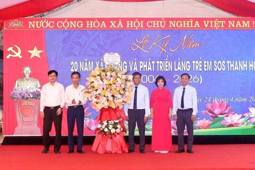 Kỷ niệm 20 năm xây dựng và phát triển Làng trẻ em SOS Thanh Hóa