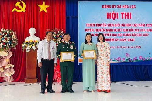 Đảng ủy xã Hòa Lạc tổ chức Hội thi Tuyên truyền viên giỏi năm 2026