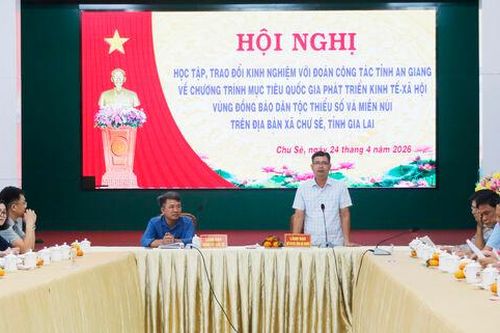 An Giang trao đổi kinh nghiệm xây dựng mô hình du lịch cộng đồng vùng dân tộc thiểu số tại xã Chư Sê