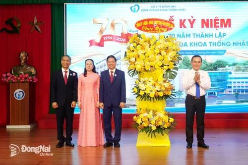 Bệnh viện Đa khoa Thống Nhất kỷ niệm 70 năm thành lập