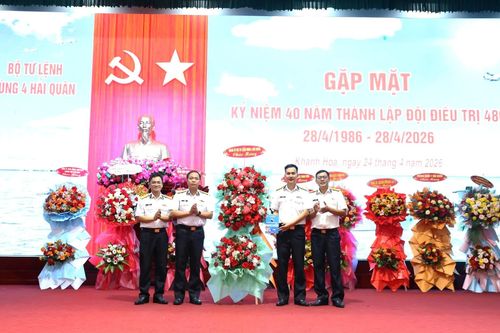 Vùng 4 Hải quân gặp mặt kỷ niệm 40 năm Ngày thành lập Đội điều trị 486
