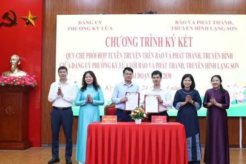Ký kết quy chế phối hợp tuyên truyền
