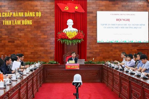 Tập huấn toàn quốc triển khai thủ tục hành chính của Đảng trên môi trường điện tử