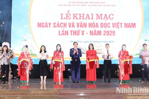 Ninh Bình: Khai mạc Ngày Sách và Văn hóa đọc Việt Nam lần thứ V-năm 2026