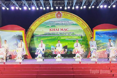 Tuyên Quang tham gia Chương trình 'Sắc màu du lịch Đất Tổ' năm 2026