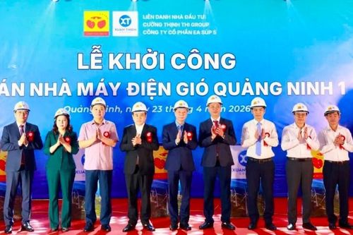 Quảng Ninh khởi công dự án điện gió đầu tiên