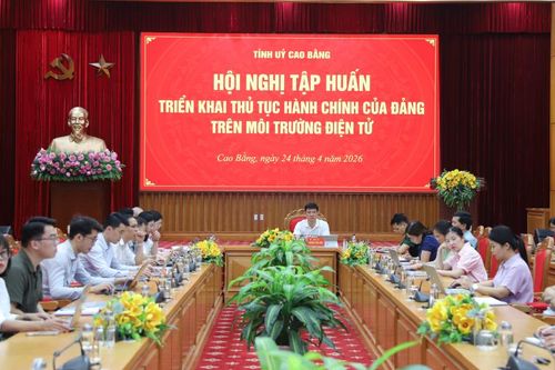 Hội nghị toàn quốc tập huấn triển khai thủ tục hành chính của Đảng trên môi trường điện tử
