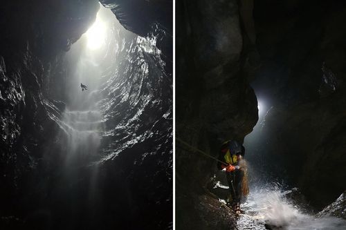 Phát hiện hang động mới ở Quảng Trị chứa thác nước lạ, 'khó nhất 36 năm thám hiểm'