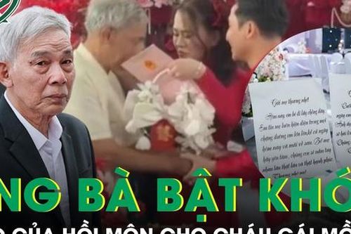 Ông bà bật khóc trong ngày cưới cháu gái mồ côi, trao vàng và sổ đỏ trước giờ về nhà chồng