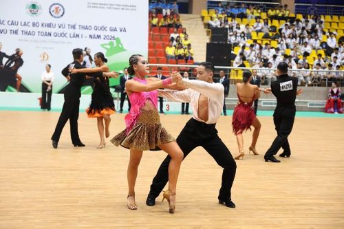 650 cán bộ, HLV, VĐV tham dự Giải Khiêu vũ thể thao quốc gia 2026