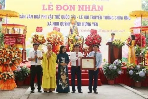 Lễ hội truyền thống Chùa Ông đón Chứng nhận Di sản văn hóa phi vật thể quốc gia