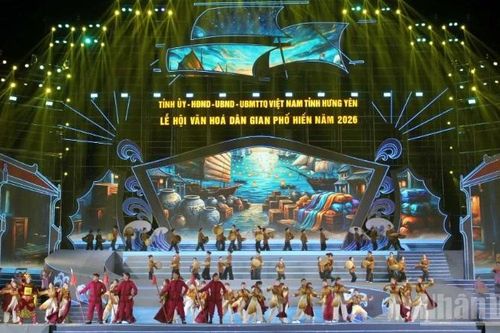 Khai mạc Lễ hội Văn hóa dân gian Phố Hiến (Hưng Yên) năm 2026