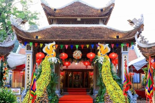 Rực rỡ sắc hoa khai hội Đình-Miếu Tây Tựu năm 2026