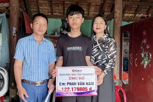 Bạn đọc giúp em Phan Văn Nam ở Hà Tĩnh hơn 122 triệu đồng