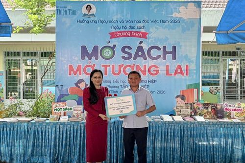 'Mở sách - Mở tương lai' lan tỏa văn hóa đọc trong học sinh tiểu học