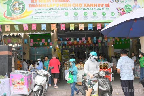 Phiên chợ Xanh - Tử tế: 10 năm lan tỏa tiêu dùng xanh, nông sản sạch