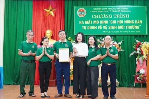 Ra mắt và nhân rộng mô hình 'Chi hội Nông dân tự quản về vệ môi trường'