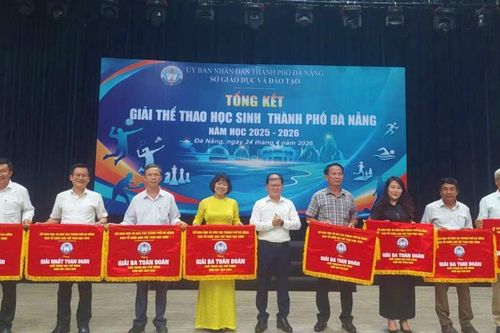 Giải thể thao học sinh thành phố Đà Nẵng năm học 2025 - 2026: Phường Hòa Cường và Trường THPT Phan Châu Trinh nhất toàn đoàn