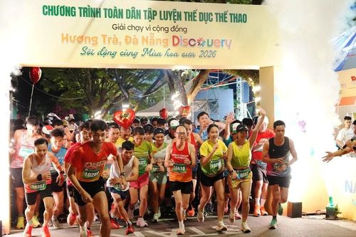 Hàng nghìn người hưởng ứng Giải chạy Hương Trà - Đà Nẵng Discovery 2026