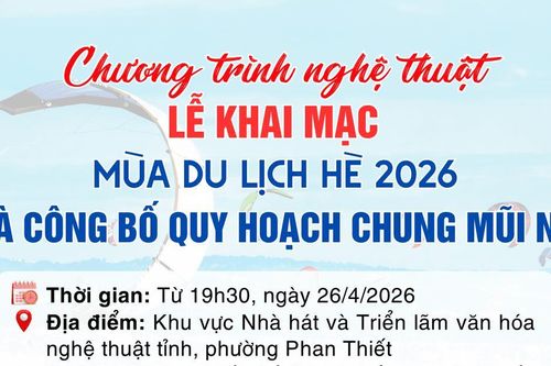 Chương trình nghệ thuật đặc sắc khai mạc Mùa du lịch hè 2026