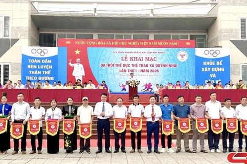 Khai mạc Đại hội Thể dục thể thao xã Quỳnh Nhai lần thứ I