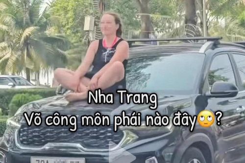 Xác minh clip nữ du khách nước ngoài ngồi trên nắp capo ô tô dạo phố ở Nha Trang