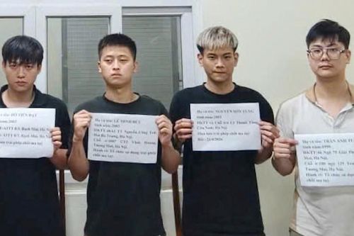 Công an phường Bạch Mai bắt giữ các đối tượng mua bán, tổ chức sử dụng cần sa