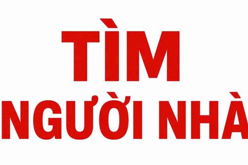 Thông báo tìm người nhà