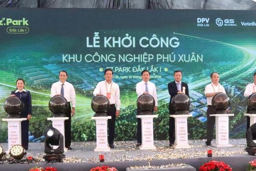 Khởi công Khu công nghiệp Phú Xuân hơn 2.470 tỷ đồng tại Đắk Lắk
