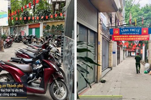 Xử lý tình trạng giữ xe tự phát, cản trở lưu thông trước cổng Vườn thú Hà Nội