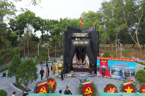 Khánh thành công trình sửa chữa, cải tạo di tích lịch sử cách mạng Điểm cao 601