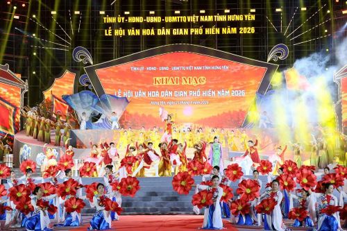 Khai mạc Lễ hội Văn hóa dân gian Phố Hiến năm 2026: Tái hiện không gian thương cảng, đánh thức ký ức di sản